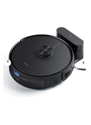 روبوت مكنسة Ecovacs بقدرة شفط 6500 باسكال، أسود