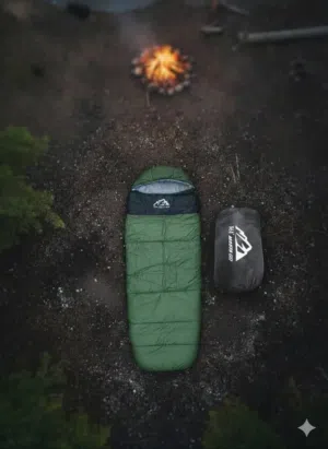 حقيبة النوم القوية من 361° Masta OD – موديل SD-801-4 باللون الاخضر الزيتي