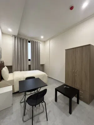 للإيجار للوافدين فقط استوديو مفروش For expats only for rent studios in bned elqar