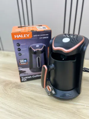 ماكينة القهوة التركية HALEY قهوة تركية مظبوطة... بكبسة زر رغوة ناعمة وطعم أصيل