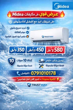 Midea 2 - 2.4 Ton AC in Amman