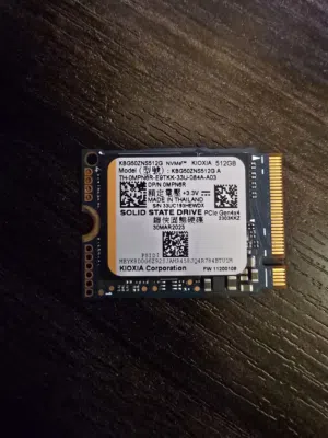 KIOXIA 512GB NVMe SSD