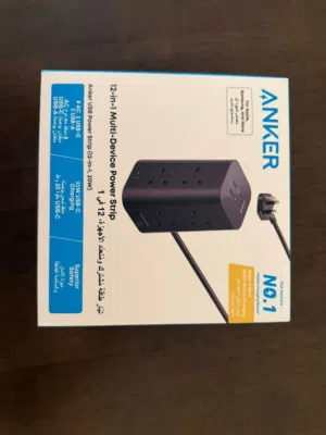 Anker multi device power strip وصلة انكر 12 مدخل