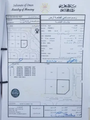 فرصة للبيع ارض صناعية الف متر كورنر للبيع فالمسفاه السادسة