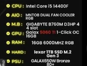 PC gaming فئه(متوسط-عاليه)