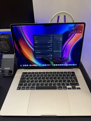 ماك بوك اير 2024 m3 ram8 الذاكرة512 اللون ذهبي