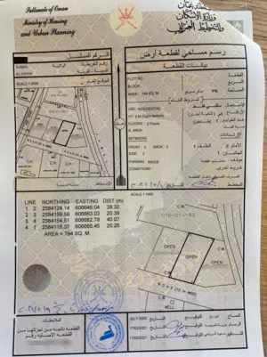 ارض فيحة سمائل للبيع