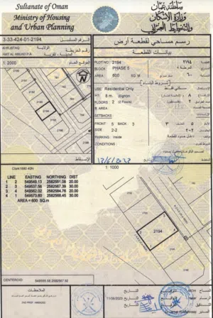 Residential Land for Sale in Al Batinah Rustaq