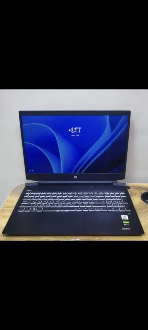 للبيع لابتوب جيمينج HP Pavilion Gaming Laptop 16-20 مستعمل شبه جديد خارق للالعاب والبرامج القويه
