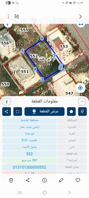 Residential Land for Sale in Amman Abu Alanda