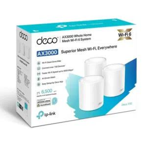 راوتر تي بي لنك ديكو X50 (سيت ثلاث قطع) واي فاي 6 TP-Link Deco X50 AX3000 3-Pack Whole Home Mesh WiF
