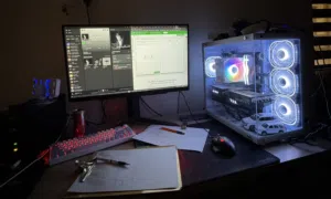 تجمعية كاملة Pc + moniter + mouse and keyboard + headset