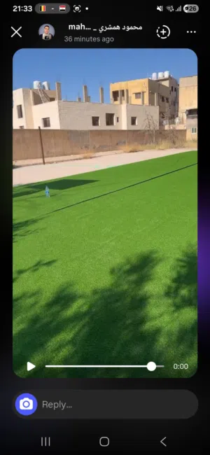 إنجيل(عشب صناعي ) جديد غير مستعمل