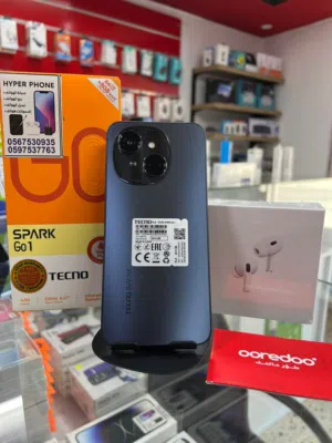 Tecno spark Go1 جديد كفالة سنة