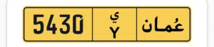 رقم لوحه مميز متسلسل