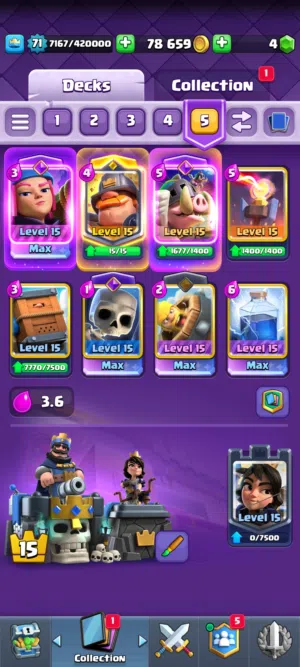 clach royale lvl 72