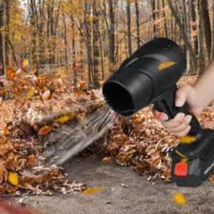 مكنسه هوفر الهواء (Blower) مع بطاريتين 48V البيت، الورشة، الكمبيوتر، النفخ والتنظيف السريع بكل سهول