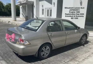 Car Mitsubishi Lancer GLX 2011 Engine 1.6 Automatic Excellent BD 1350