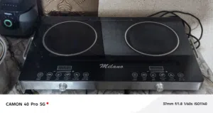طباخ كهربائي استعمال قليل وتنور كهربائي نضيفات