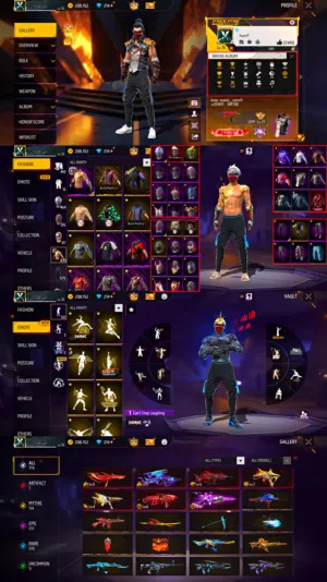 Free Fire Accounts and Characters for Sale in Khartoum