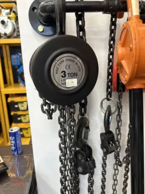 ونش رفع يدوي 3 طن طول سلسله 3 متر