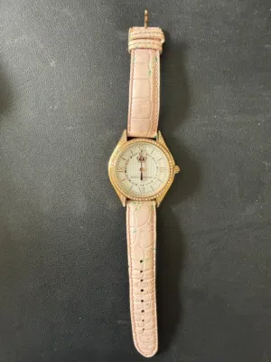 Juicy Couture Watch  Rose Gold with Pink Leather Strap
