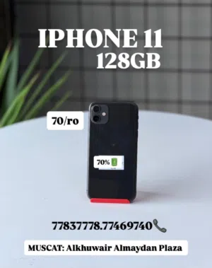 iPhone 11-128 GB Fine working phone - Good price