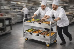 عربة خدمة ستانلس ستيل رقم واحد بسعر منافس
