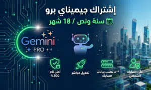إشتراك جيميناي برو (سنة ونص / 18 شهر) بسعر خرافي!