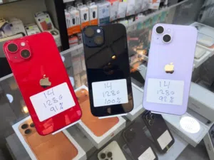 i phone 14 128 gb used black red purple