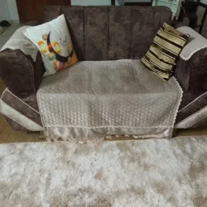 طقم كورنر لون بني وبيج