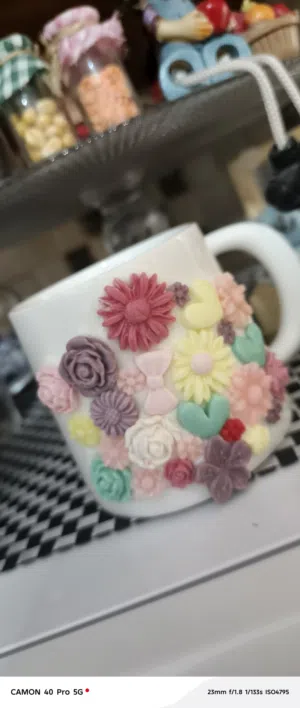 فناجين شغل يدوي