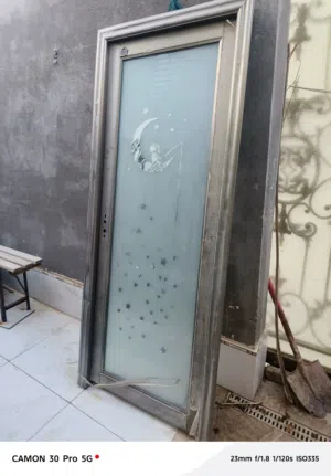 ابواب وشبابيك المنيوم جديد