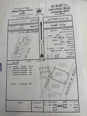 للبيع ارض فالسوادي جنوب 2 ولابه بركاء موقع جميل ومفتوحه من جهتين