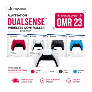 PlayStation DualSenseTM Wireless Controller for PS5TM Price: OMR 23 (Special Offer)