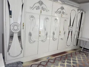 غرفه نوم جديده وكامل كل ملحقاته