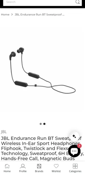 سماعه اذان من2  JBL ENDUR Run