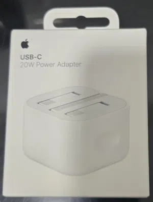 شاحن ايفون من شركه ابل اصلي جديد مسكر 20 وات