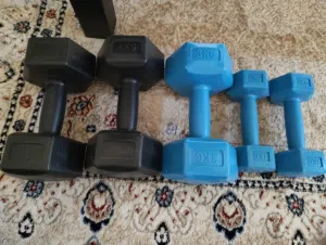 dumbbells 4+4+1+1+3 kg. best for beginner sports