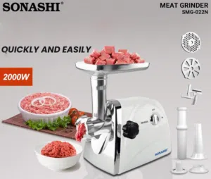 سعر حرررق مفرمة لحمة كهربائية سوناشي فرم اللحم و الدجاج  ذات قوة عالية فرامة لحمة