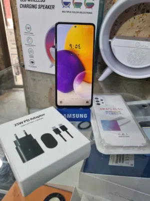 اخو الجديد Samsung A72 رام 16 جيجا 128و  256 بدون كرتونه هدية كفر ولزقة وشاحن الاصلي متوفر توصيل