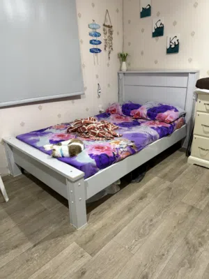 QUEEN SIZED BED WITH MATTRESS/ WITHOUT
