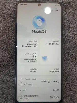 بحالة جيدة honor x7c