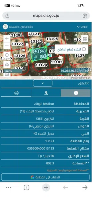 Mixed Use Land for Sale in Zarqa Iskan Al Batrawi