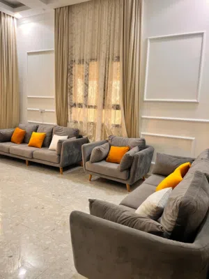 غنفات طقم للصاله شبه جديد