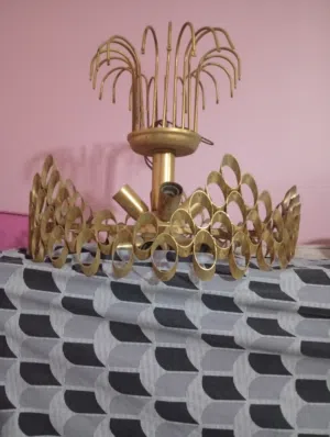 “Vintage Gold Chandelier” نجفة دهبي فينتدج