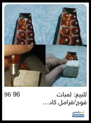 للبيع لمبات فوج/فرامل خلفي أصلية نادرة النوع: لمبة رقم 1034 - ASBEST أمريكي أصلي المواصفات: 12V 32/