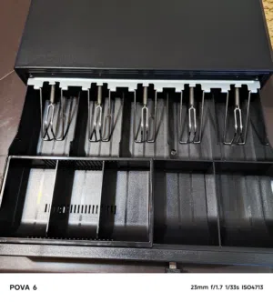 درج كاش إلكتروني خمس خانات مع طابعة xprinter