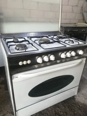 فرن غاز خمس عيون نوع يونيفرسال شغال مية بالمية فحص نارو ممتازه فحص غاز 5 عيون مع فرن فرن