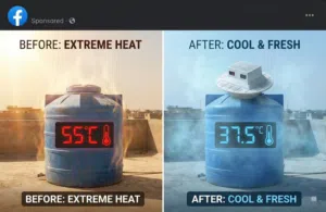 جهاز مبرد ماء تانكيات بالصيف